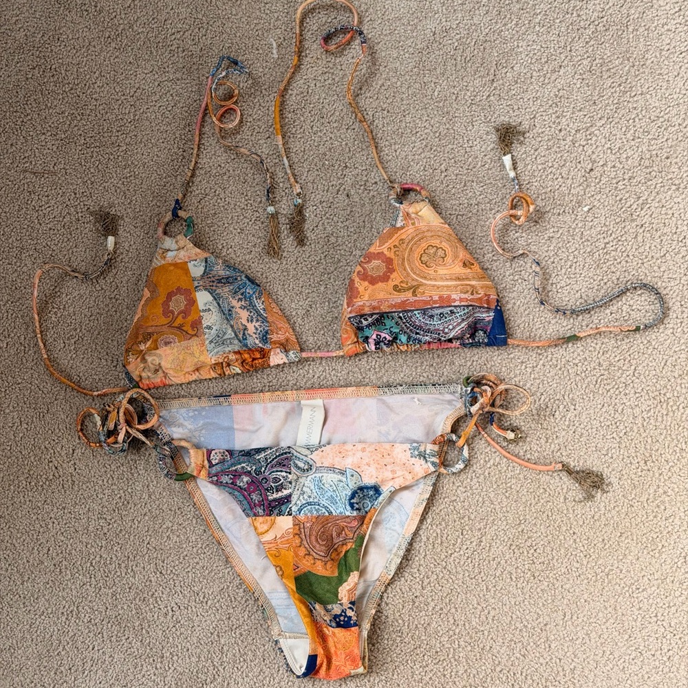 Zimmermann Multicolor Paisley Fabric top and bottom